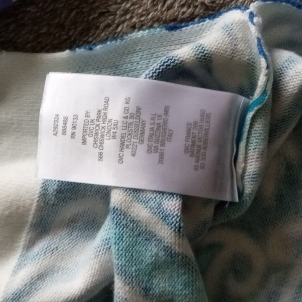 Bob Mackie Wearable Art Paisley V-Neck Cardigan - image 5